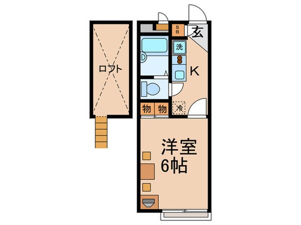 デイルーチェ三津屋の物件間取画像